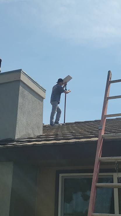 Starlink rooftop installation